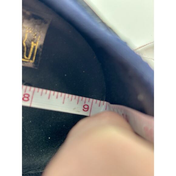 Authentic Balenciaga Race Runner Sneakers Navy Blue Black Elastic Size 8 38 - Picture 15 of 16